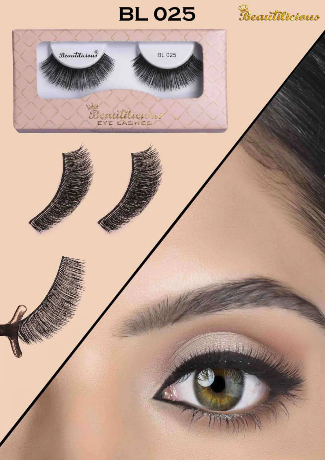 Beutilicious - False Eyelashes - BL 025