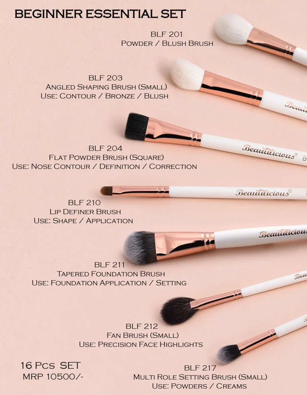 Beautilicious - Beginner Essential Set (16 PCs Set)