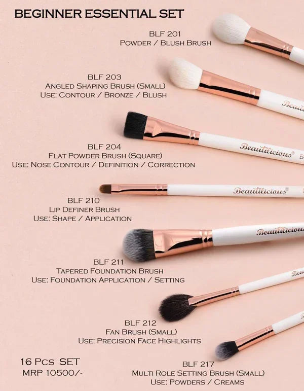 Beautilicious - Beginner Essential Set (16 PCs Set)