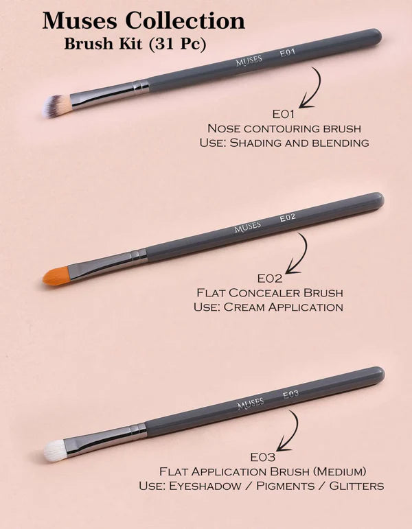 Beautilicious - Muses Collection Brush Kit (31 Pcs)