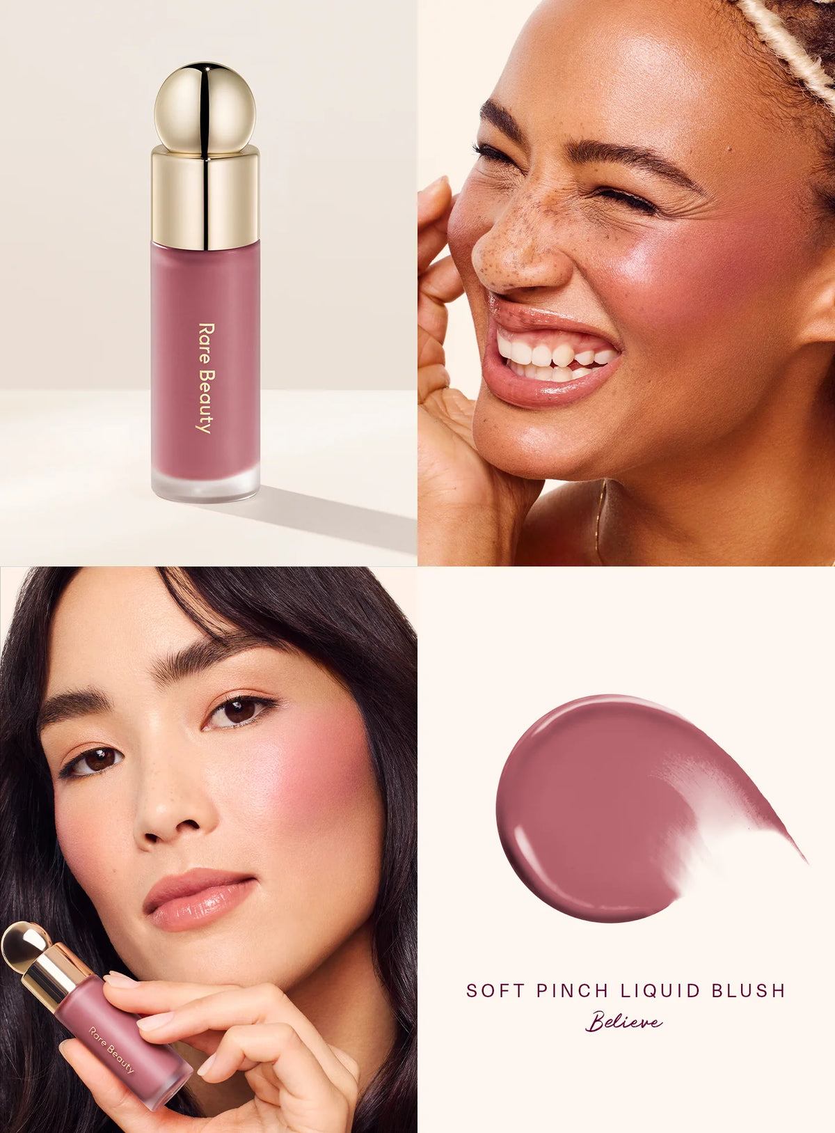 Variant: Believe | Rare Beauty - Soft Pinch Liquid Blush