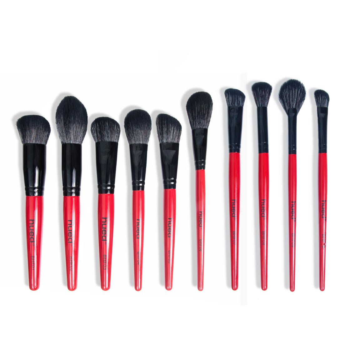 Beautilicious - Hued Collection Brush Kit (25 Pcs.) + Free Onyx Glam Brush book (Brush folder)
