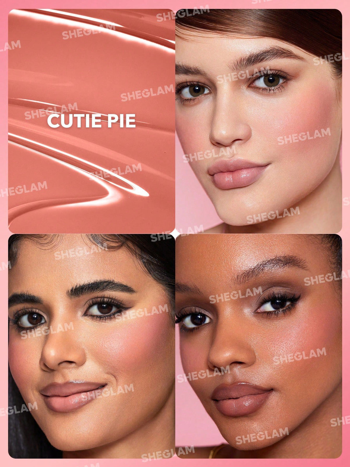 Variant: Cutie Pie | SheGlam - Color Bloom Liquid Blush Matte Finish