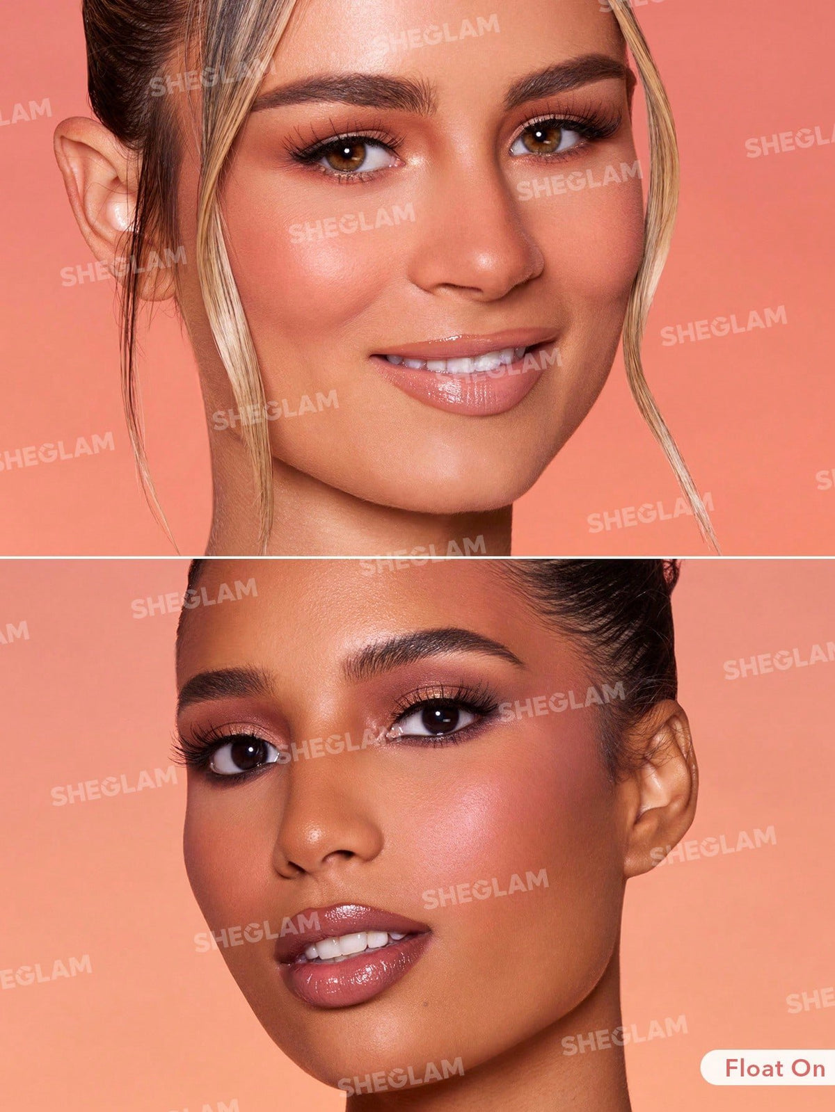 Variant: Float On | SheGlam - Color Bloom Liquid Blush Matte Finish