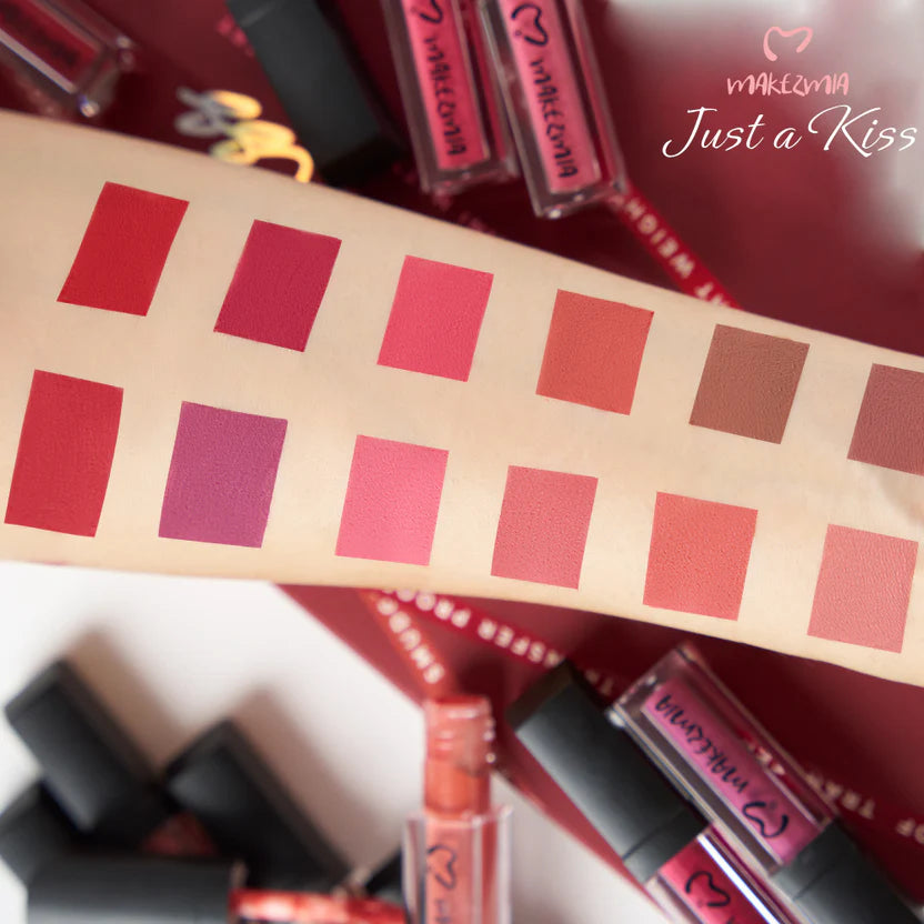 Makezmia - Just Kiss Liquid Lip Set 12 PCs