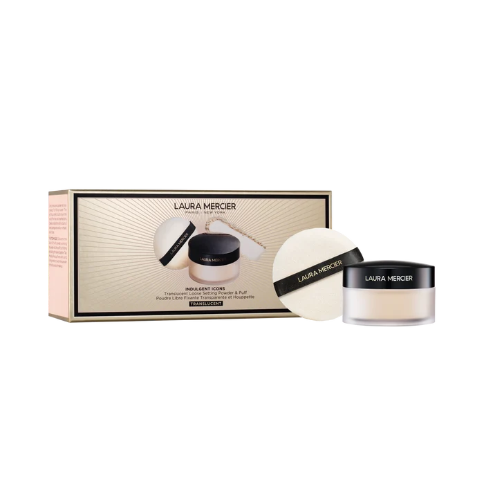Indulgent Icons Translucent Loose Setting Powder + Puff