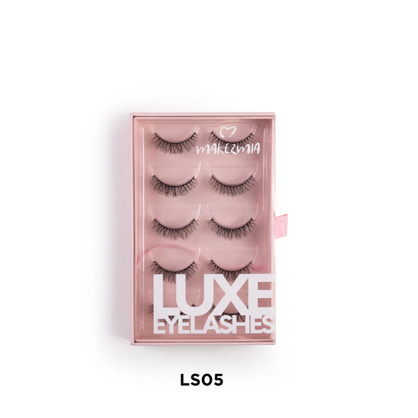 Makezmia Luxe Eyelashes – 5 Pairs - LS05
