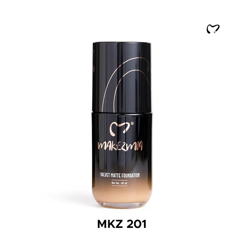 Variant: MKZ - 201 | Makezmia - Velvet Matt Foundation