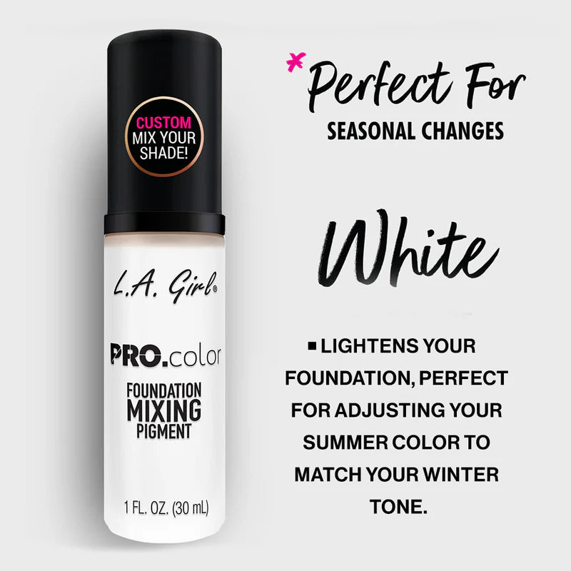 Variant: GLM711 White | L.A. Girl - PRO.color Foundation Mixing Pigment
