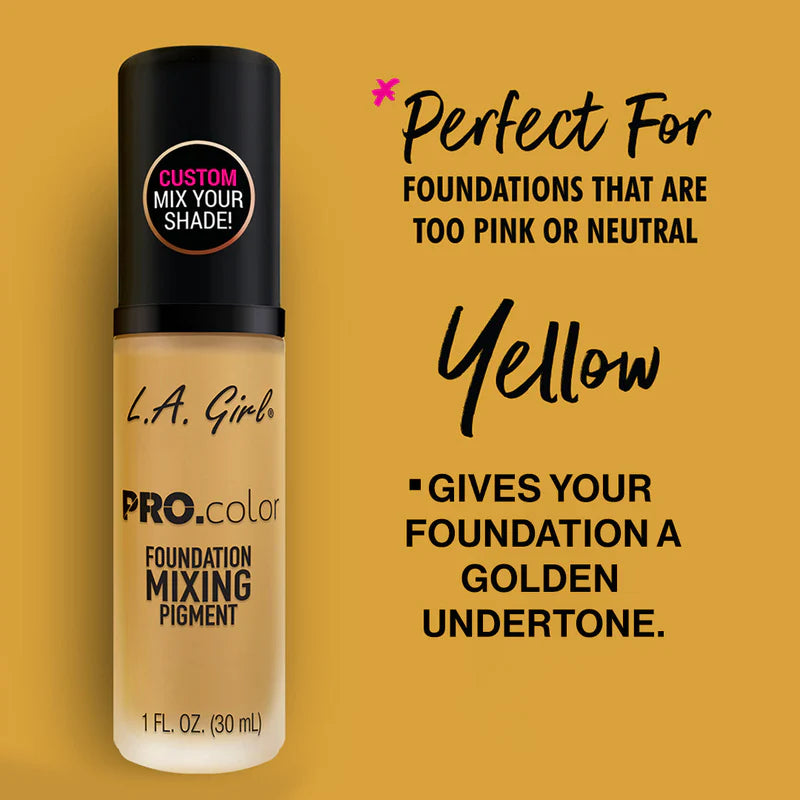 Variant: GLM712 Yellow | L.A. Girl - PRO.color Foundation Mixing Pigment