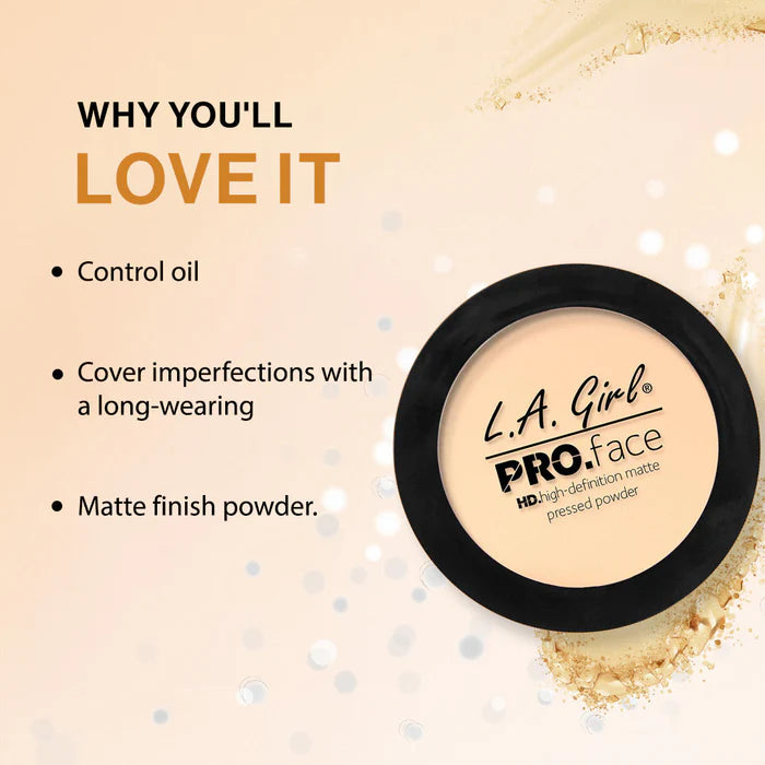 Variant: GPP605 Nude Beige | L.A. Girl - Pro.Face Matte Pressed Powder