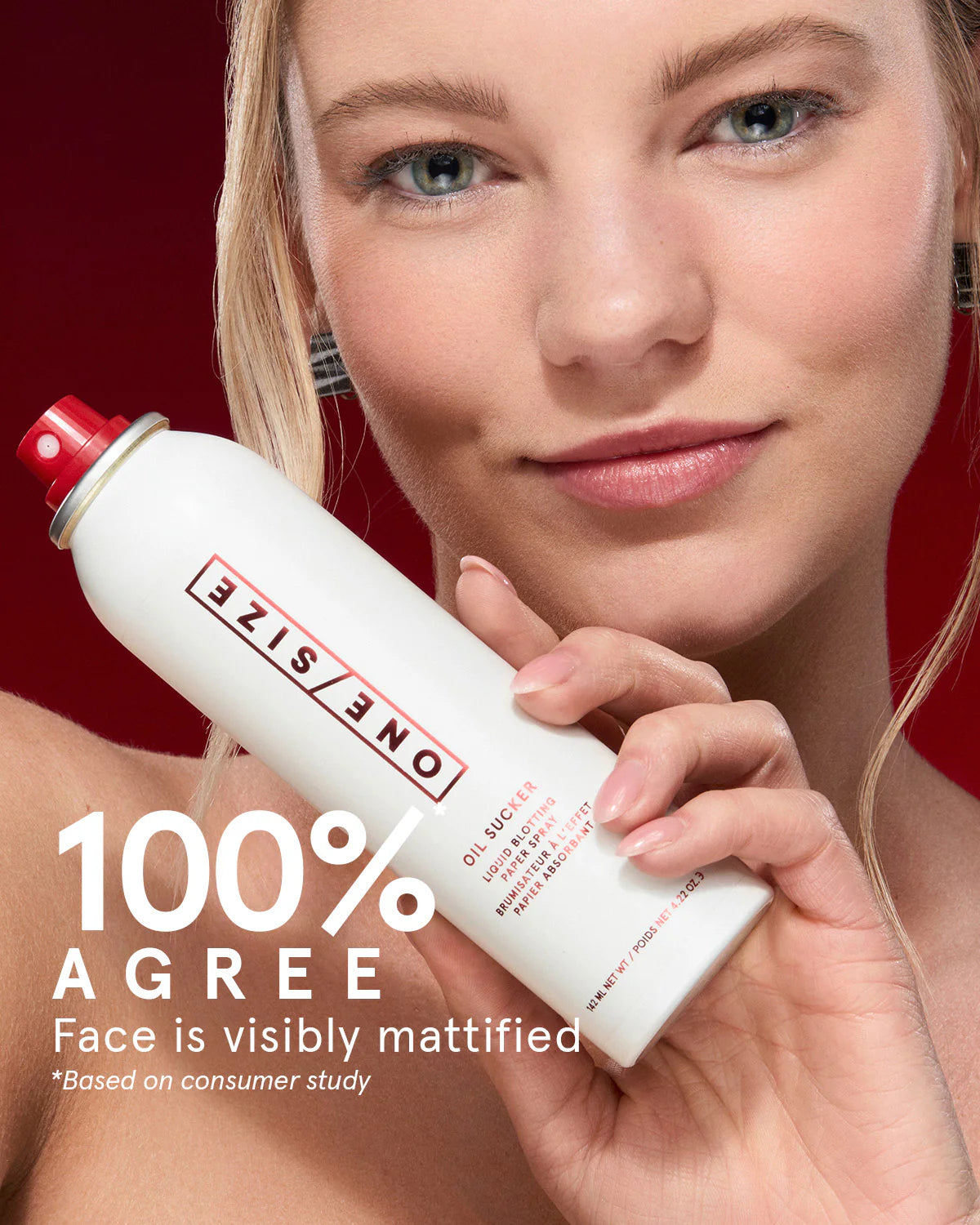 ONE SIZE OIL SUCKER Liquid Blotting Paper Spray