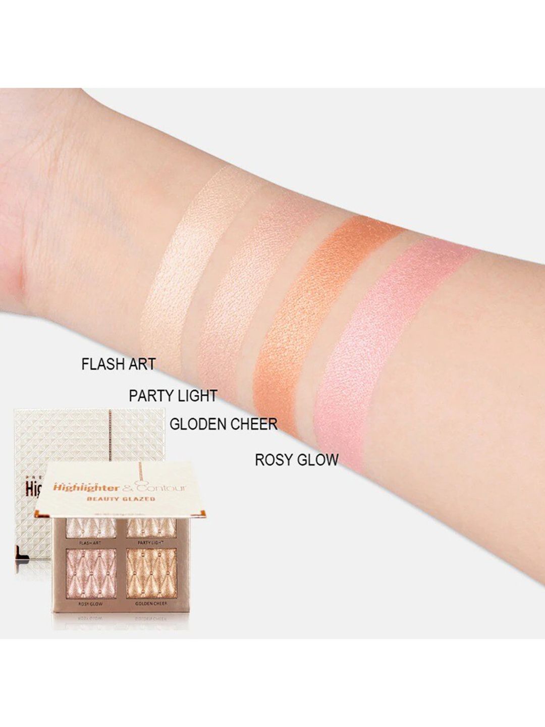 BEAUTY GLAZED - Highlighter Palette