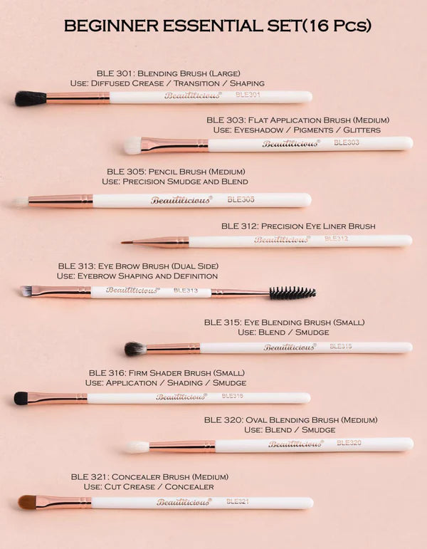 Beautilicious - Beginner Essential Set (16 PCs Set)