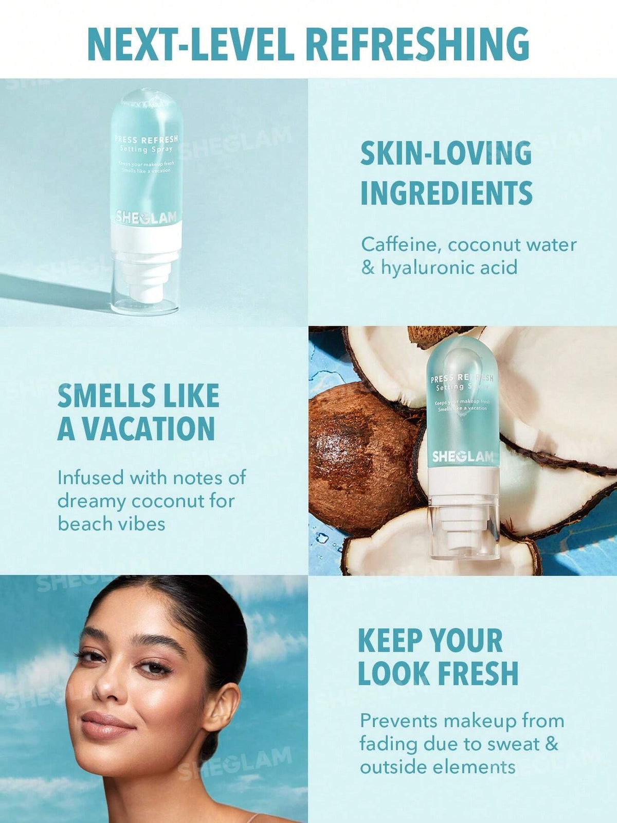 SheGlam - Press Refresh Setting Spray