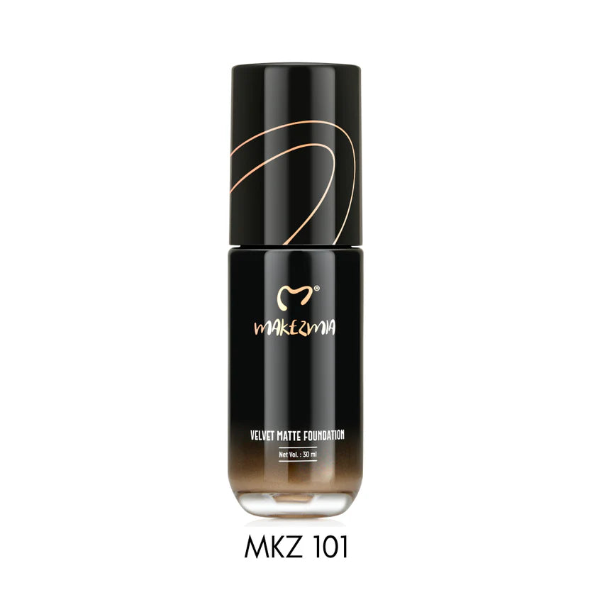 Variant: MKZ- 101 | Makezmia - Velvet Matt Foundation