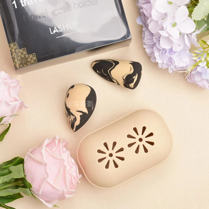 Lash up Beauty 2 Makeup Sponge & 1 travel case