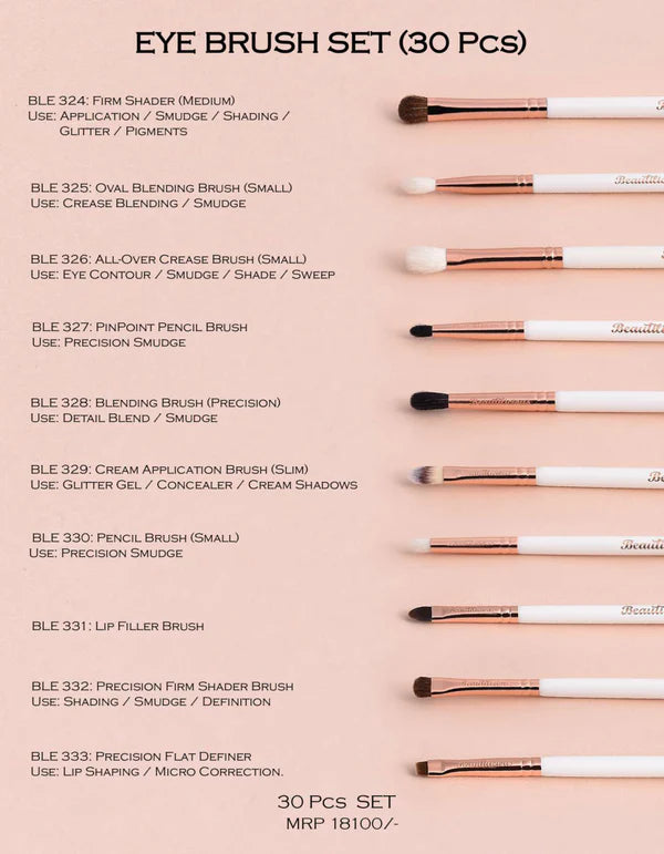 Beautilicious - Eye Brush Set (30 PCs Set)