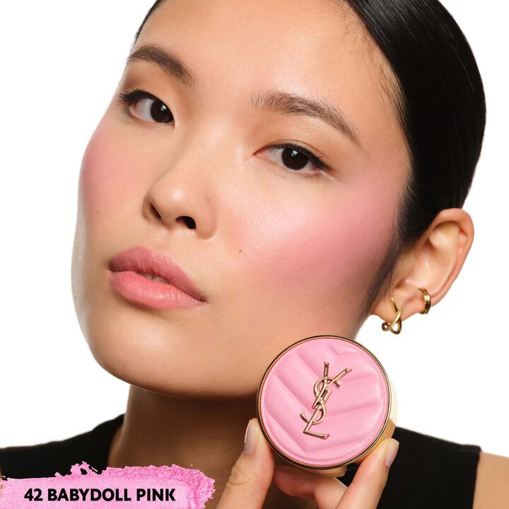 Variant: 42 BabyDoll Pink | YSL MAKE ME BLUSH 24H BUILDABLE BLURRING POWDER BLUSH