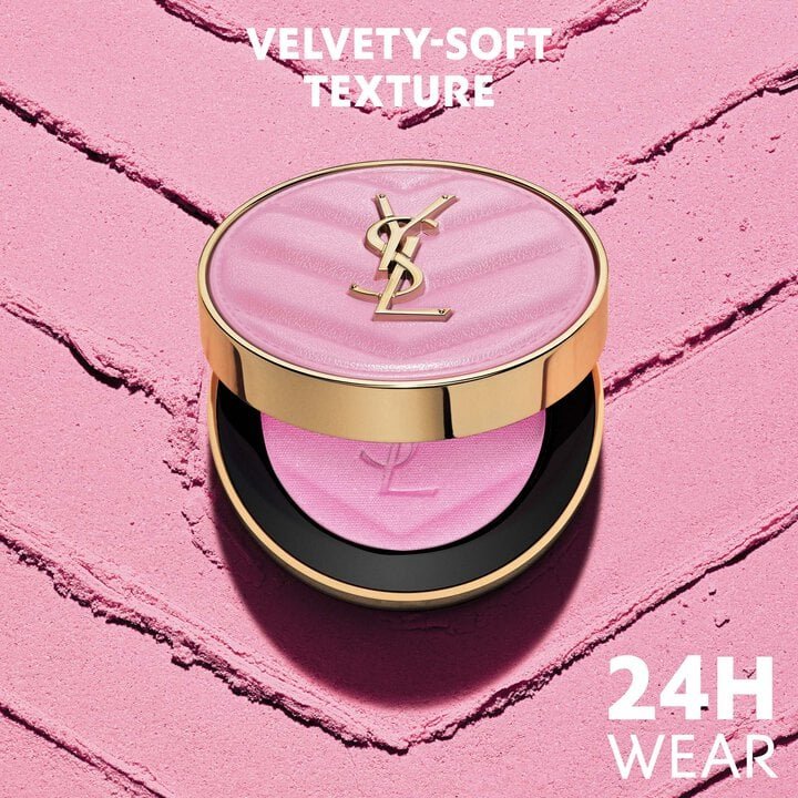 Variant: 42 BabyDoll Pink | YSL MAKE ME BLUSH 24H BUILDABLE BLURRING POWDER BLUSH