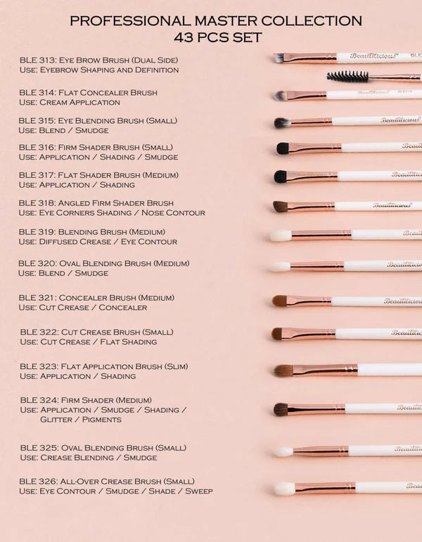 Beautilicious - Professional Master Collection (43 PCS SET)