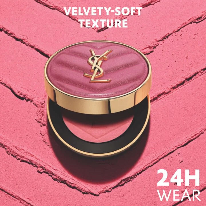 Variant: 54 Berry Bang | YSL MAKE ME BLUSH 24H BUILDABLE BLURRING POWDER BLUSH