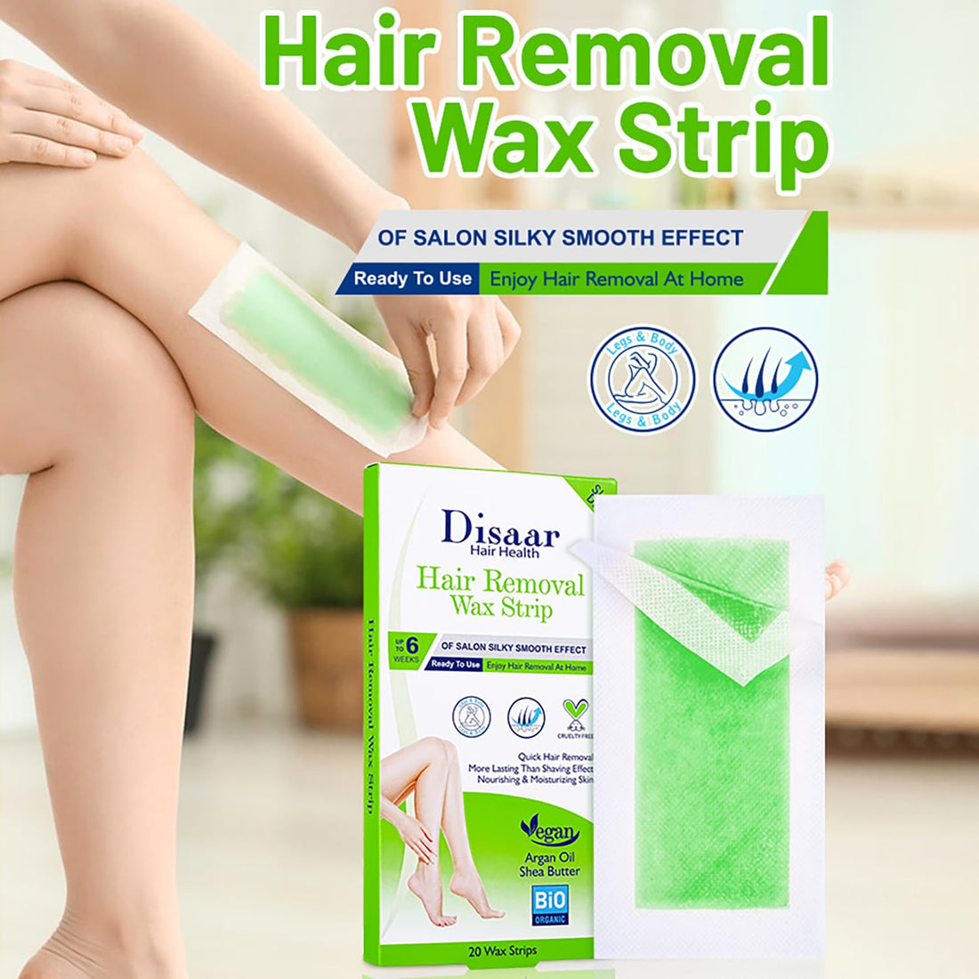DISAAR - Hair Removal Wax Stripe Combo 3 Pac