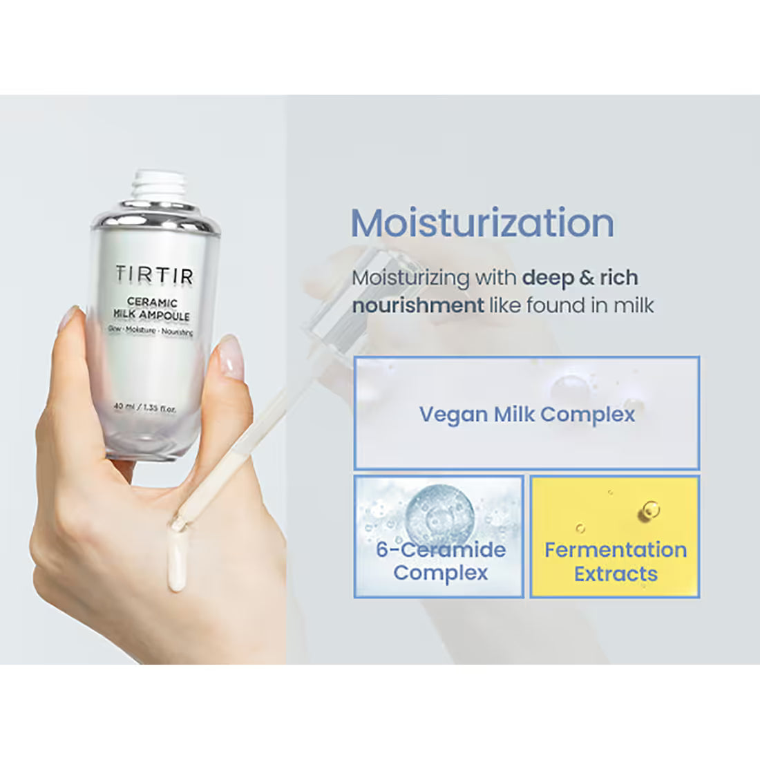 TIRTIR Ceramic Milk Ampoule (40 ml)
