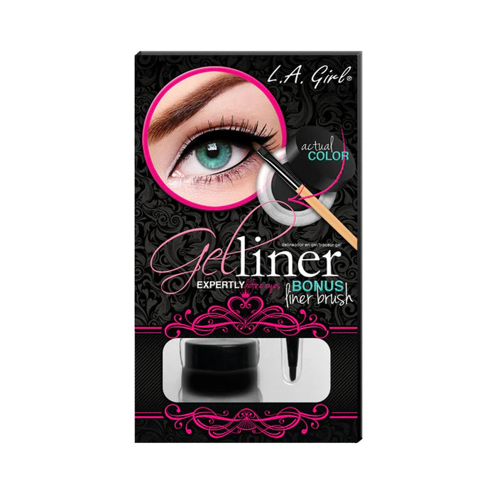 L.A Girl- Gel Liner Kit - Very Black