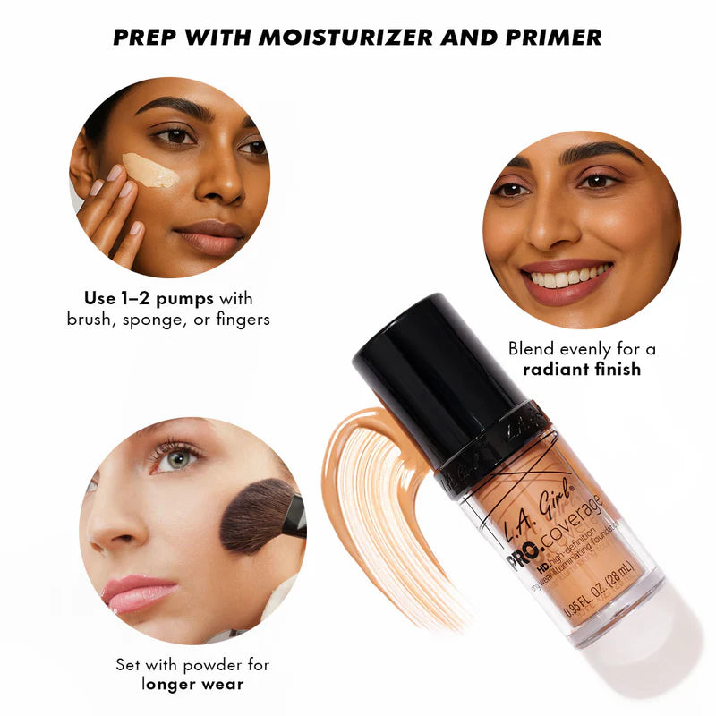 Variant: natural | L.A. Girl Pro Coverage Illuminating Foundation