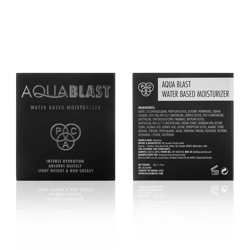 PAC - Aqua Blast Water Based Moisturizer