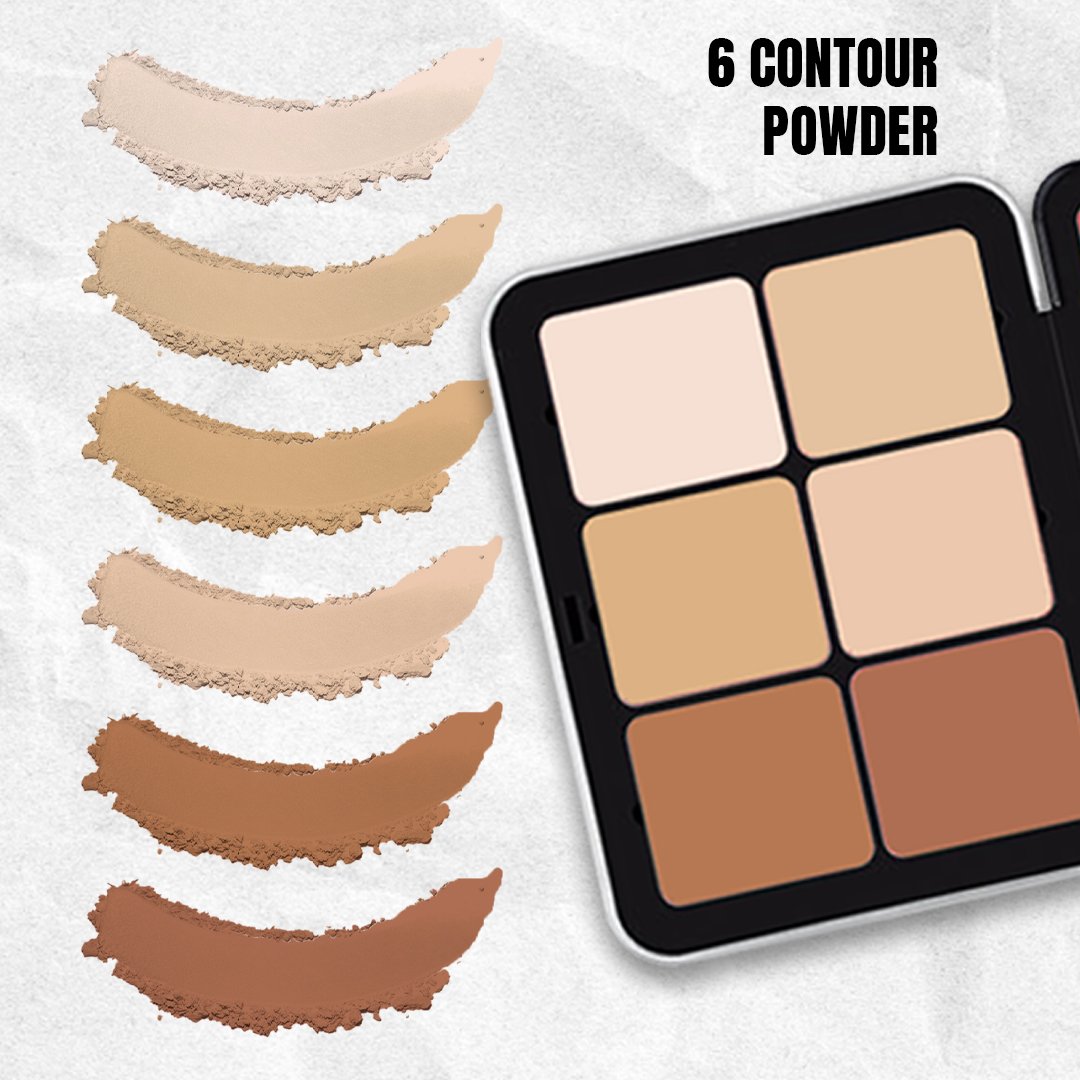 My Makeup Story - 6 Contour Powder 6 Blusher Powder