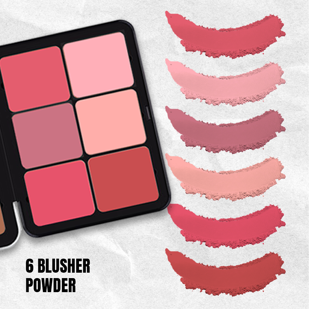 My Makeup Story - 6 Contour Powder 6 Blusher Powder