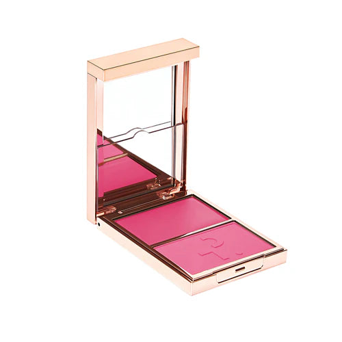 PATRICK TA MAJOR DOUBLE-TAKE CRÈME & POWDER BLUSH DUO She's Blushing