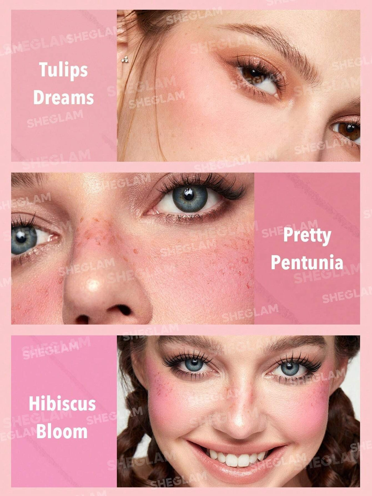 SheGlam - Floral Flush Blush Palette-Blushing Bouquet