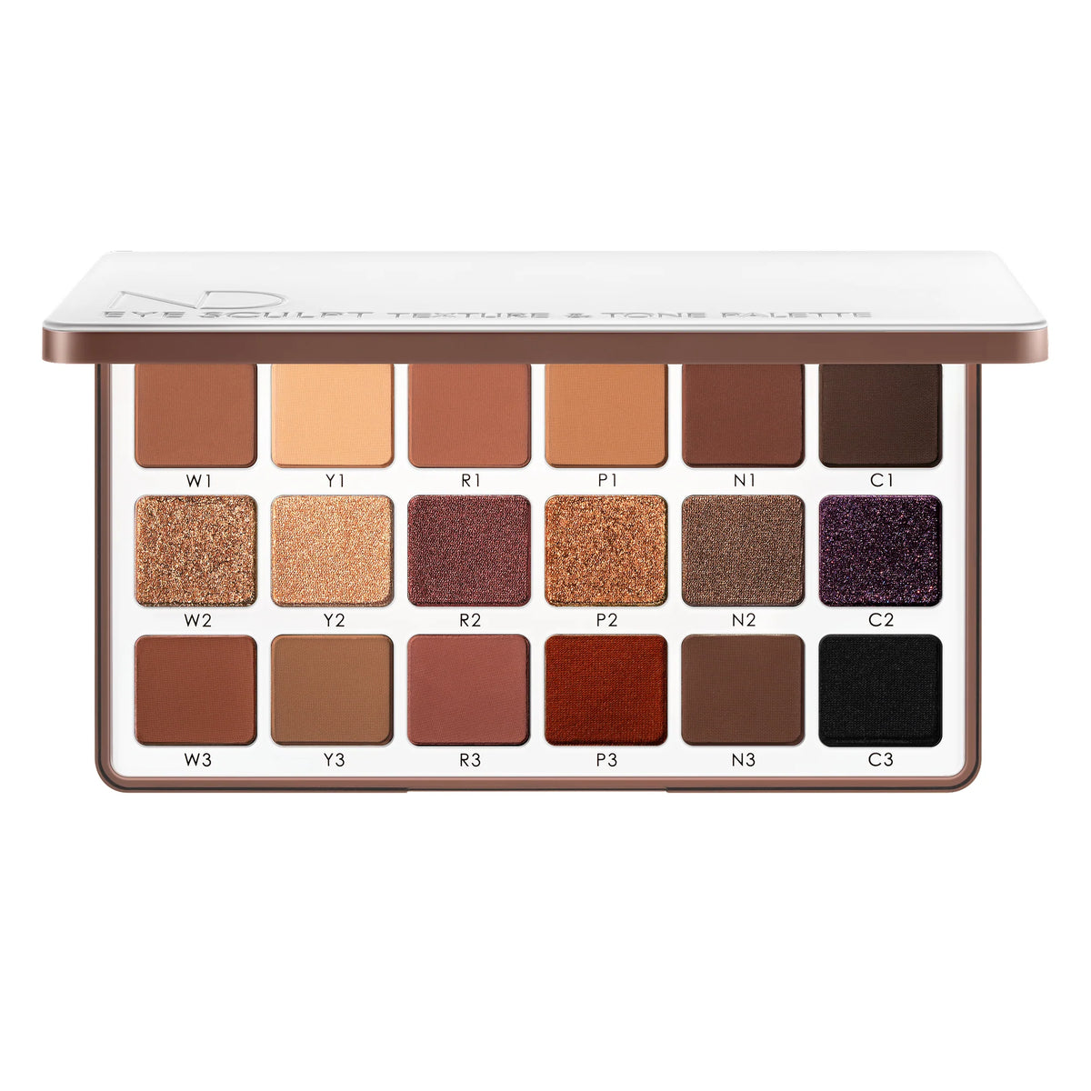 Natasha Denona - EYE SCULPT TEXTURE AND TONE EYESHADOW PALETTE - Drametic