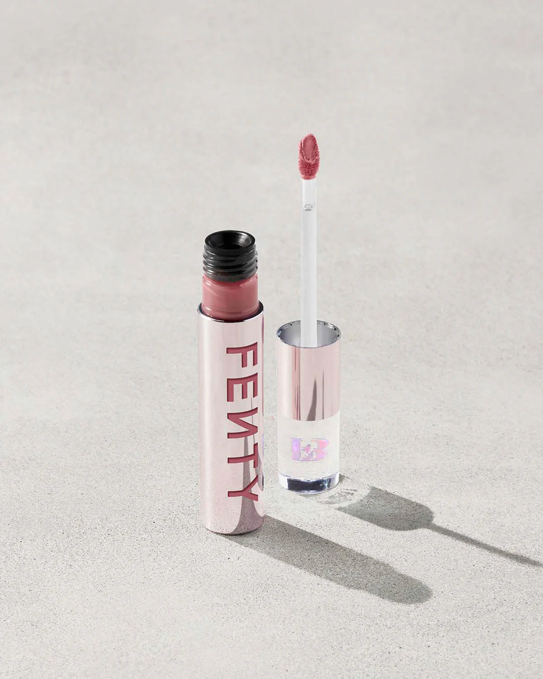 Variant: Fashion Fiend - warm rose nude | Fenty Beauty -  Icon Velvet Liquid Lipstick