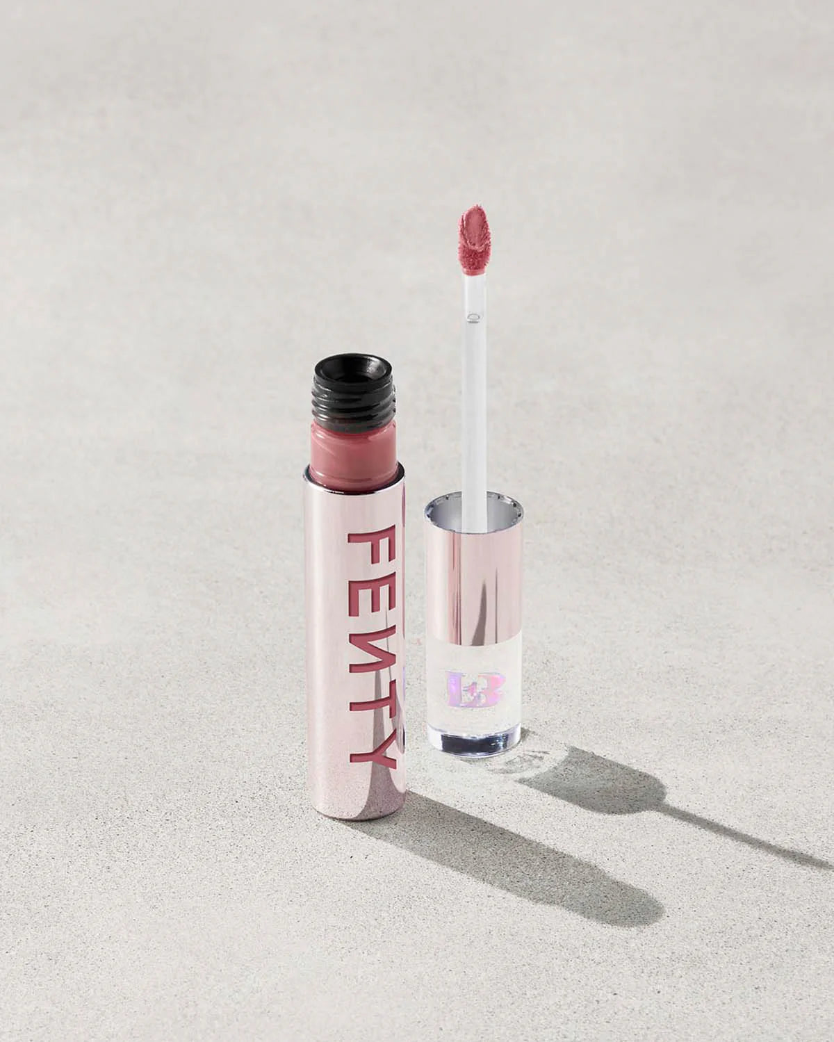 Variant: Fashion Fiend - warm rose nude | Fenty Beauty -  Icon Velvet Liquid Lipstick