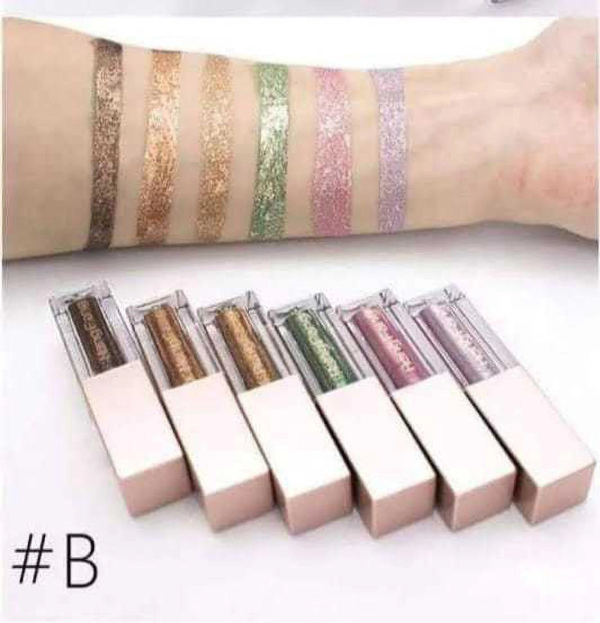 Heng Feng - Shimmer Metalic Liquid Glitter (Eyeshadow SET-B)
