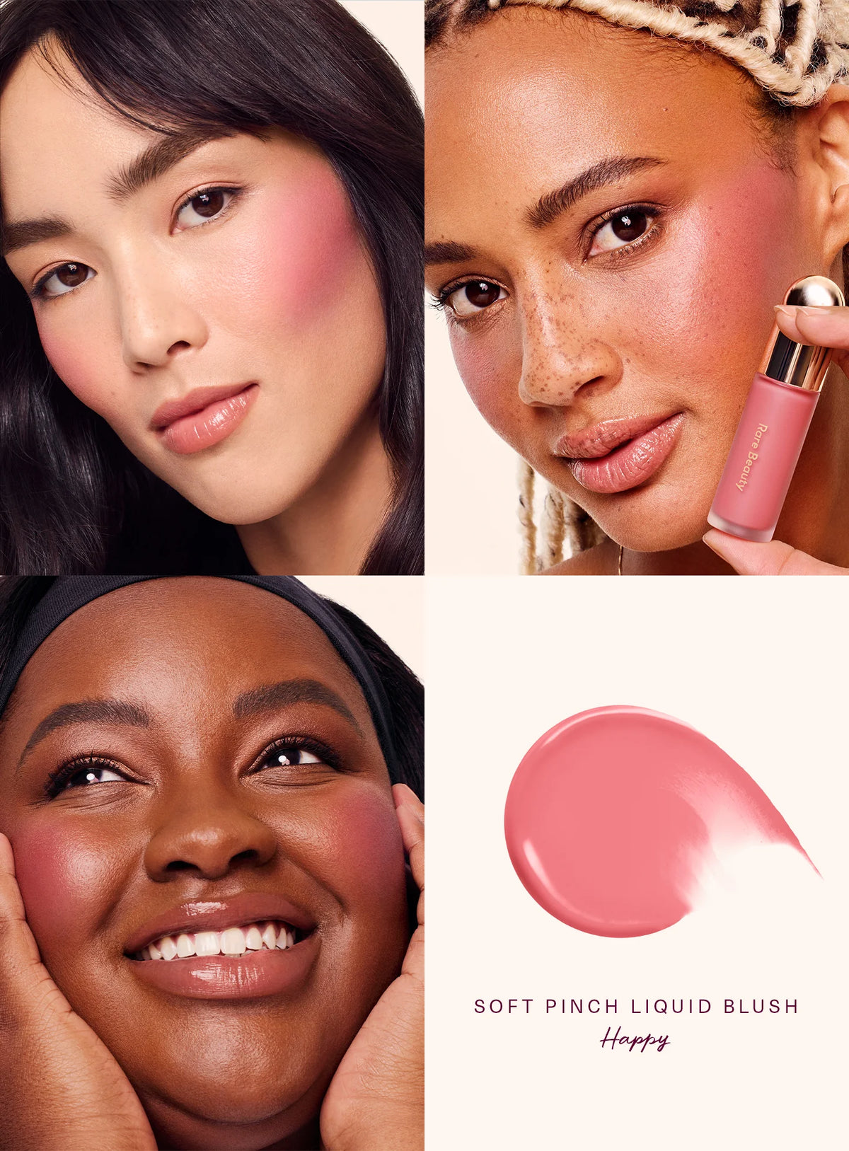 Variant: Happy | Rare Beauty - Soft Pinch Liquid Blush
