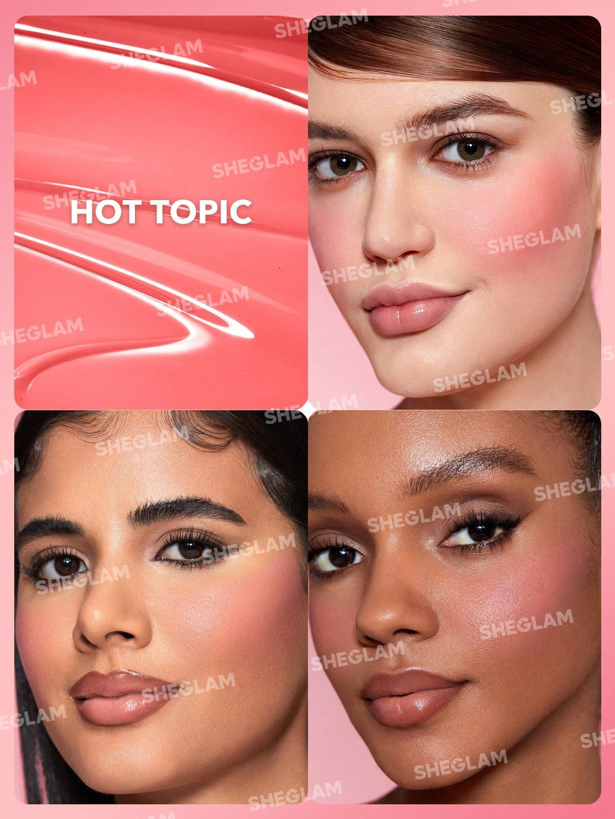 Variant: Hot Topic | SheGlam - Color Bloom Liquid Blush Matte Finish
