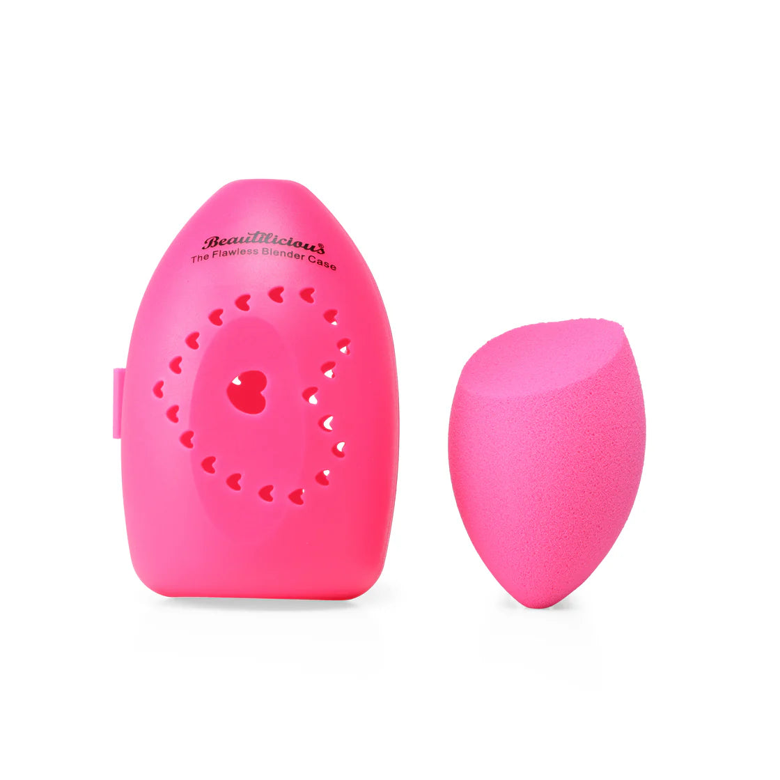 Beautilicious - Bake Cut Pink Blender with Travel Case - Flawless Blender