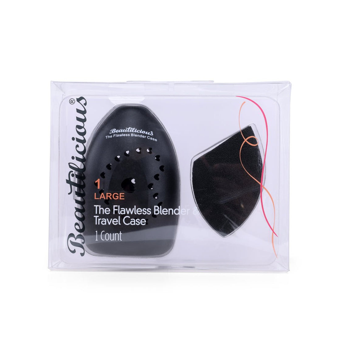 Beautilicious - Bake Cut Black Blender With Travel Case - Flawless Blender