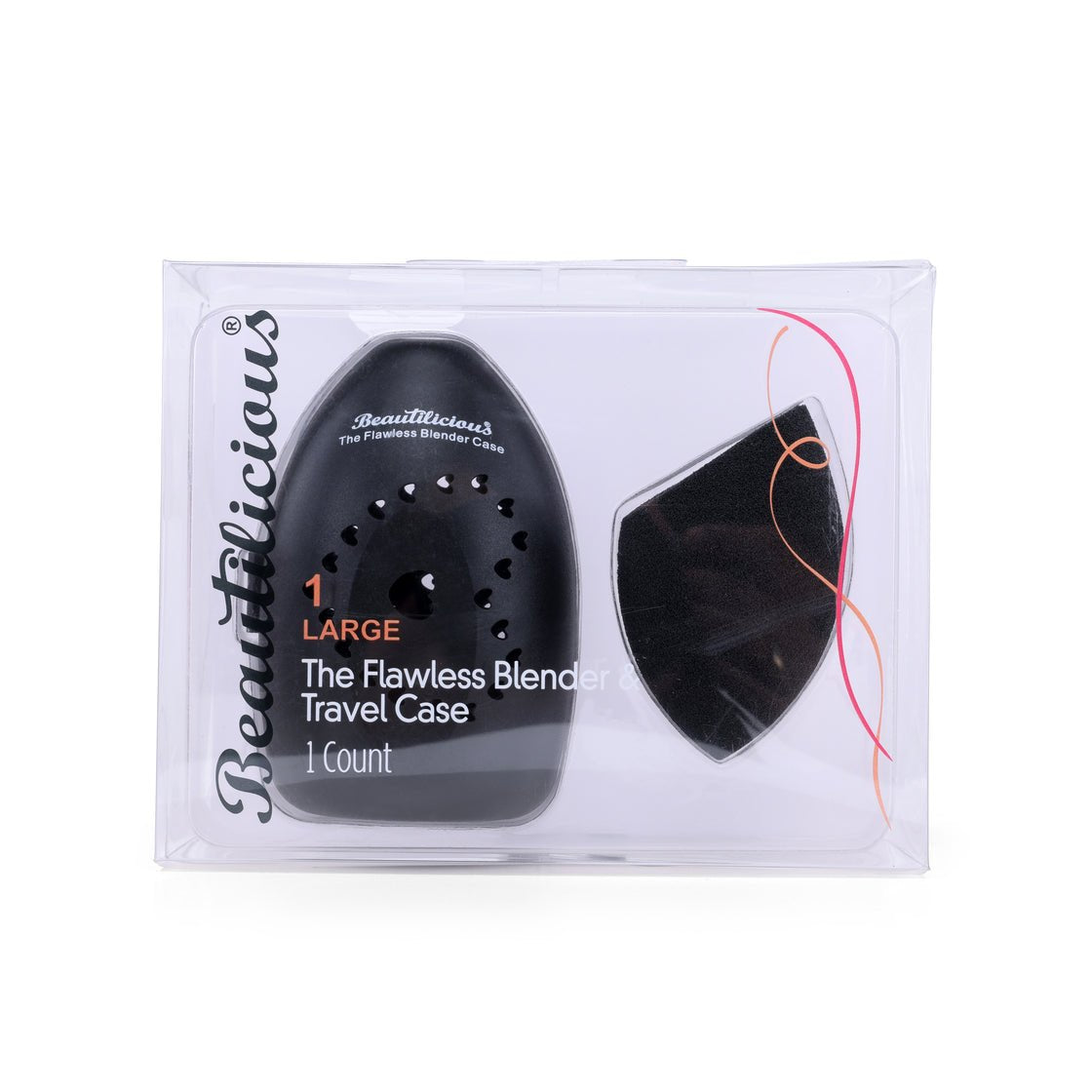 Beautilicious - Bake Cut Black Blender With Travel Case - Flawless Blender