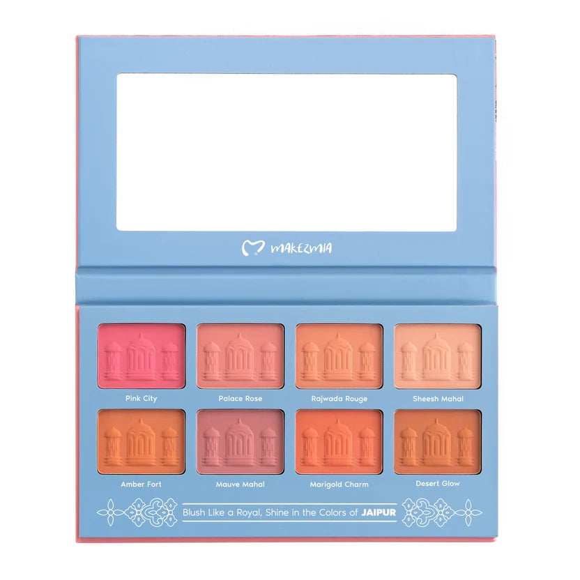Makezmia When in Jaipur 8-Color Blush Palette