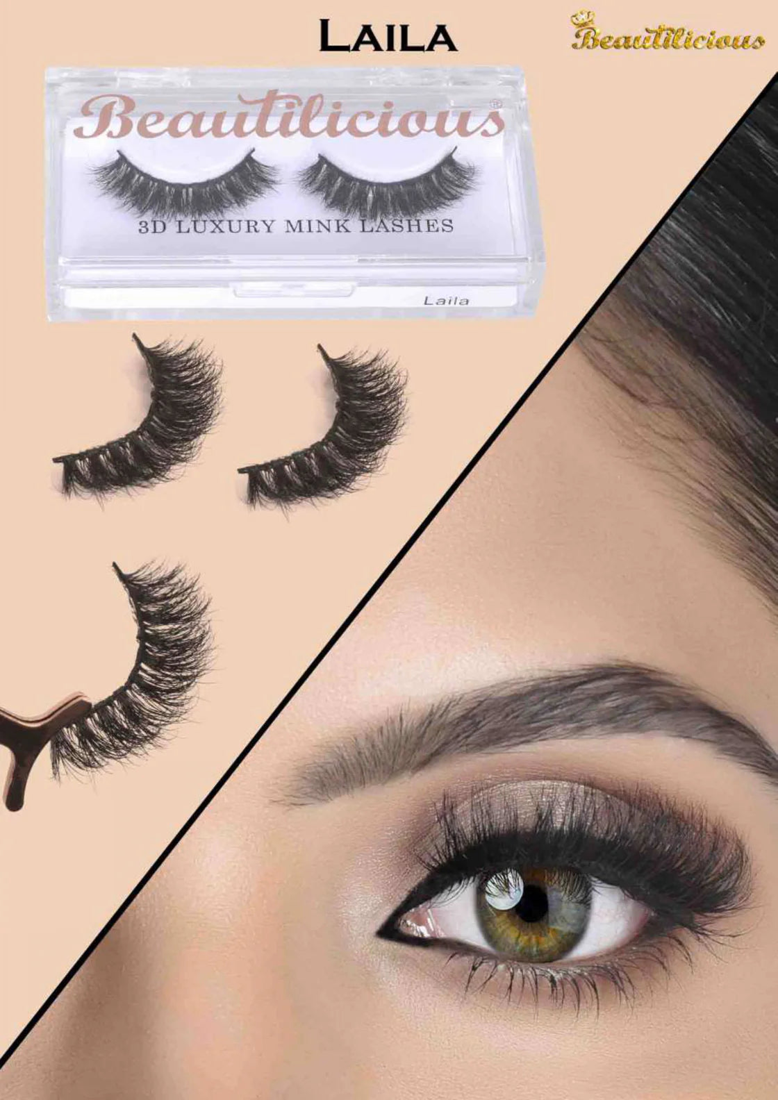 Beautilicious - Mink Eyelash - Laila