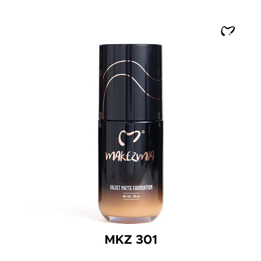 Variant: MKZ- 301 | Makezmia - Velvet Matt Foundation