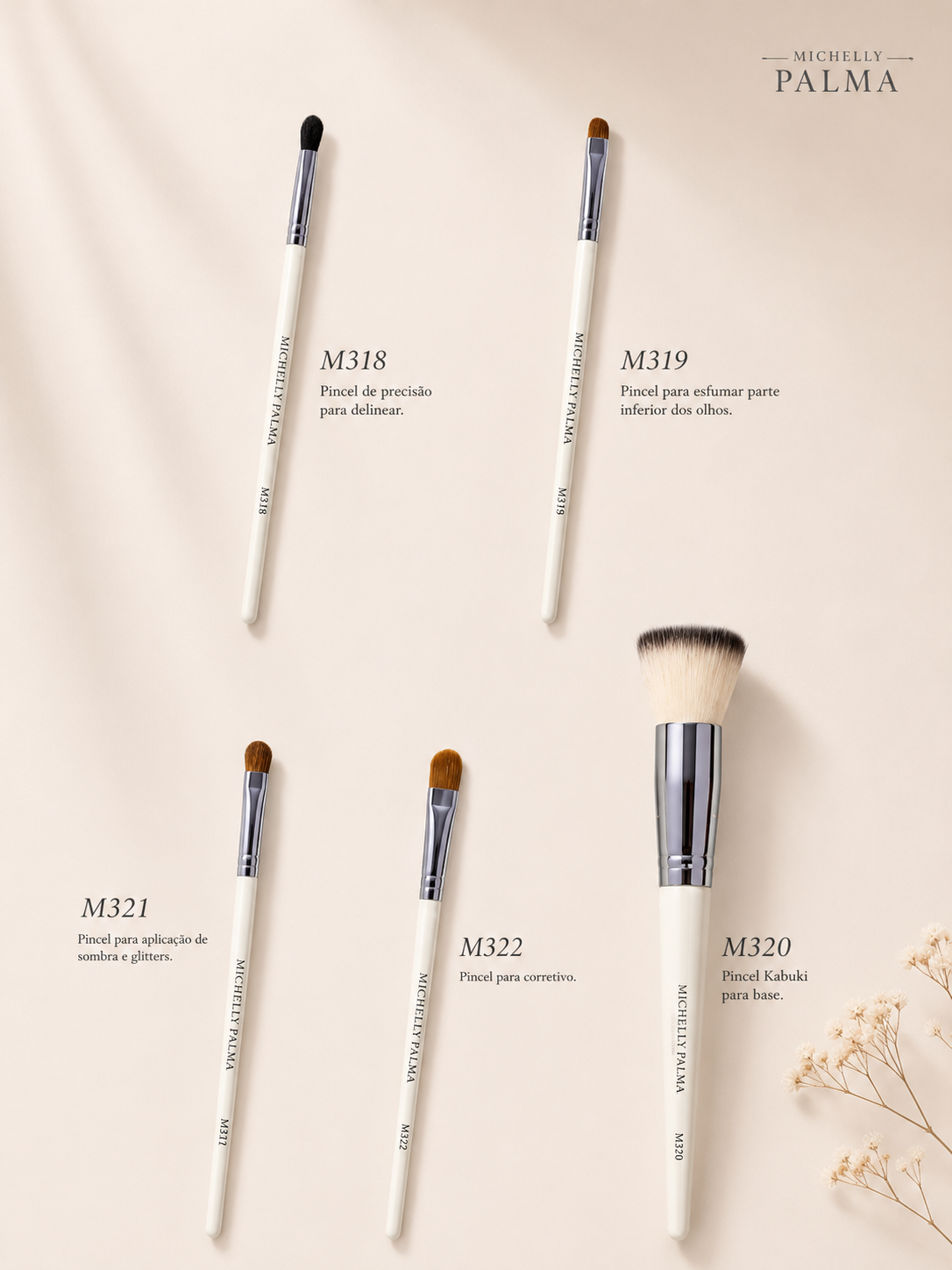 Michelly Palma Brush Kit 23 Brushes