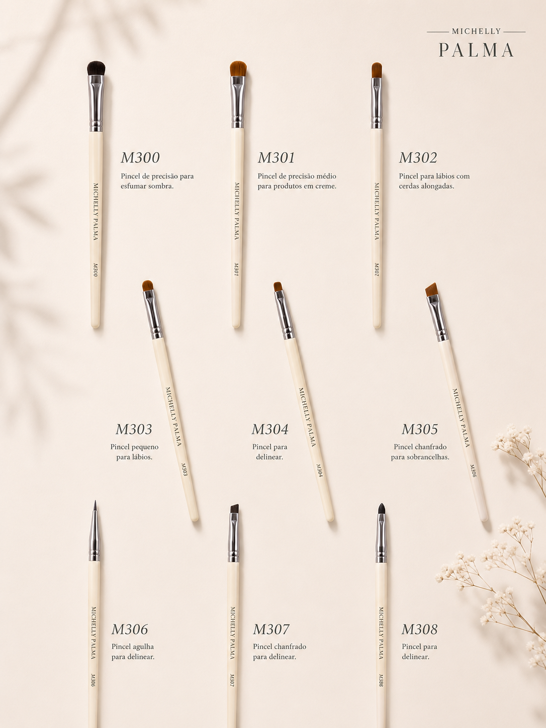 Michelly Palma Brush Kit 23 Brushes