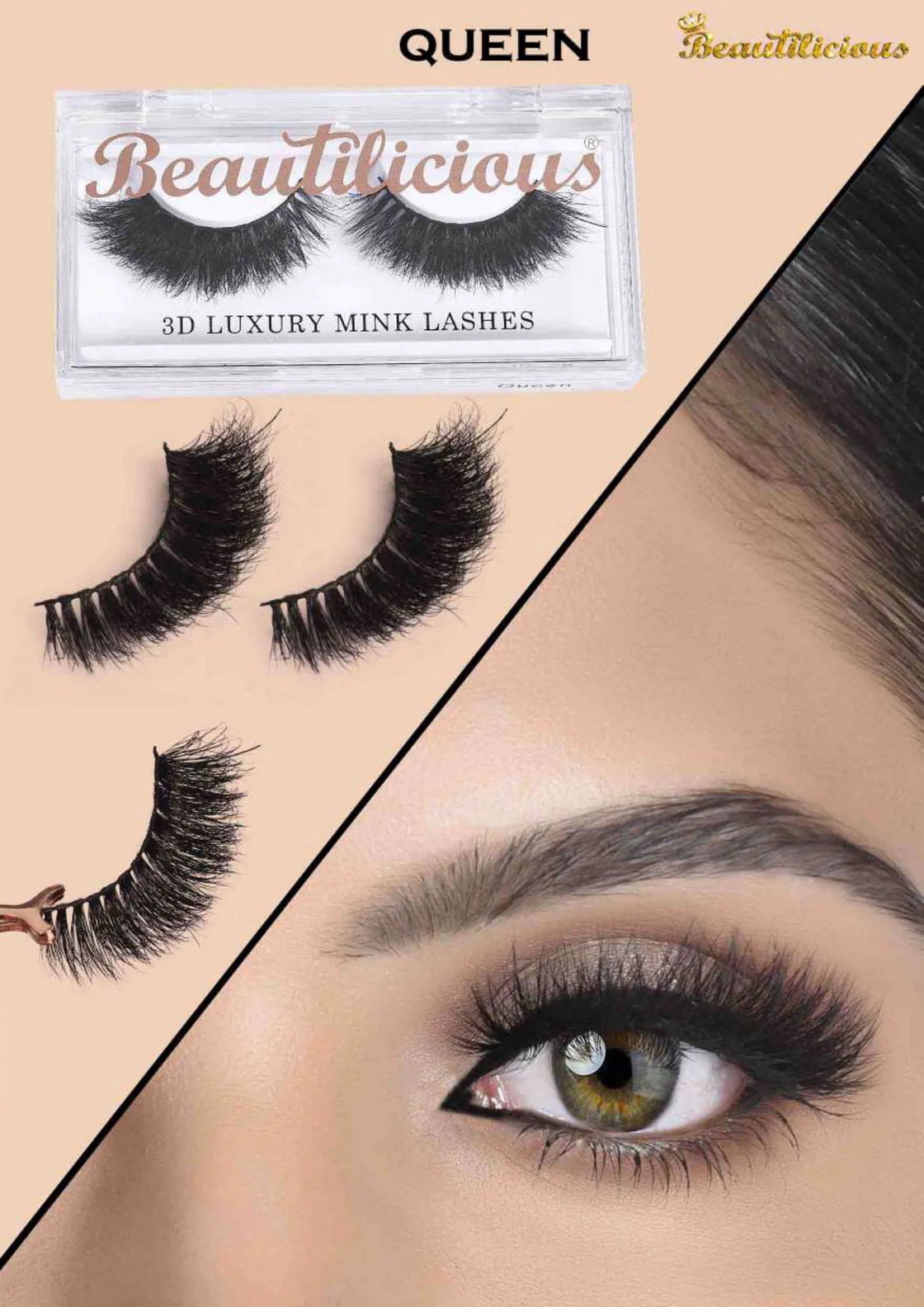 Beautilicious - Mink Eyelash - Queen